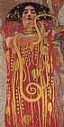 Hygieia (detail from Medicine) by Gustav Klimt